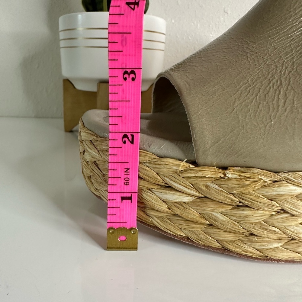 Paloma Barcelo Tan Woven Wedges - Picture 10 of 14